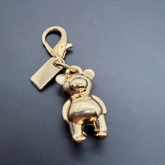 no brand Accessories - 3/$15 🌸 Gold Bear Purse or Keychain Charm